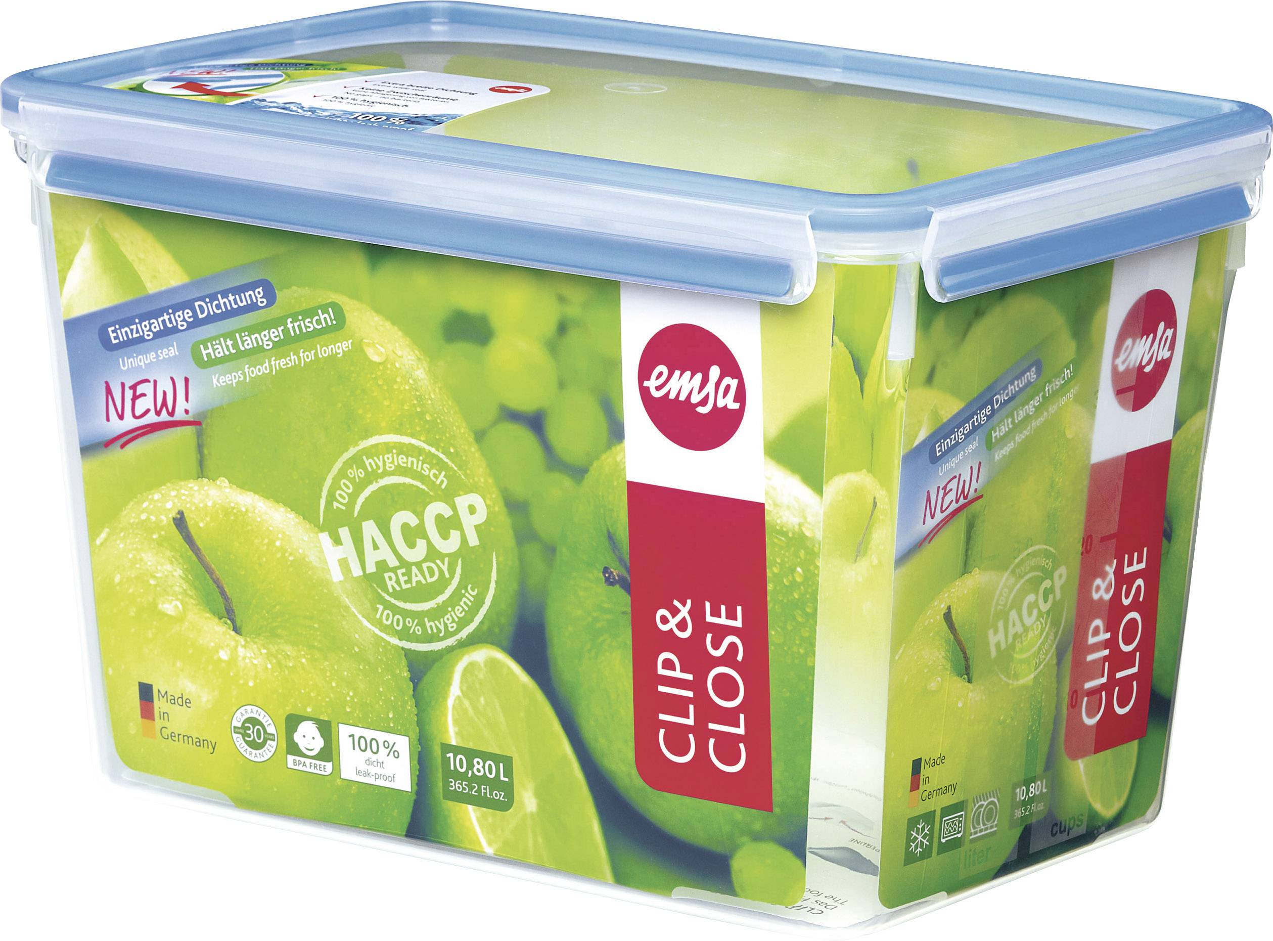 Emsa Vorratsdose "Clip & Close 3D Perfect Clean", 10.8 L