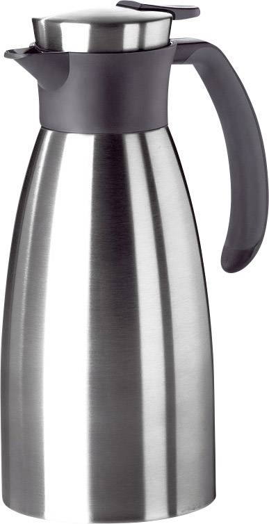 Emsa Soft-Grip Thermoflasche, Isolierbehälter Schwarz 1 l 486426