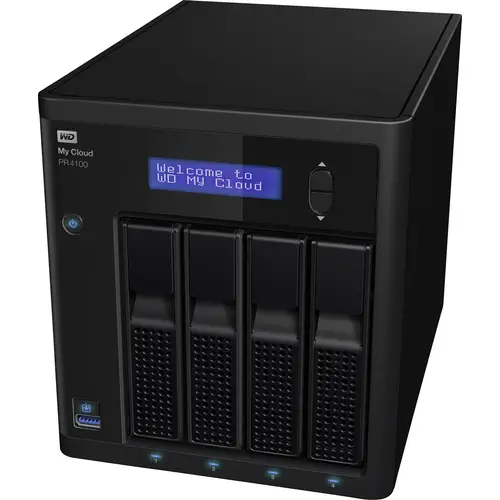 WD My Cloud™ Pro PR4100 NAS-Server 8TB 2 Bay Integriertes Display, Business Cloud WDBNFA0080KBK-EESN WD My Cloud™ Pro PR4100 NAS-Server 8TB 2 Bay Integriertes Display, Business Cloud WDBNFA0080KBK-EESN