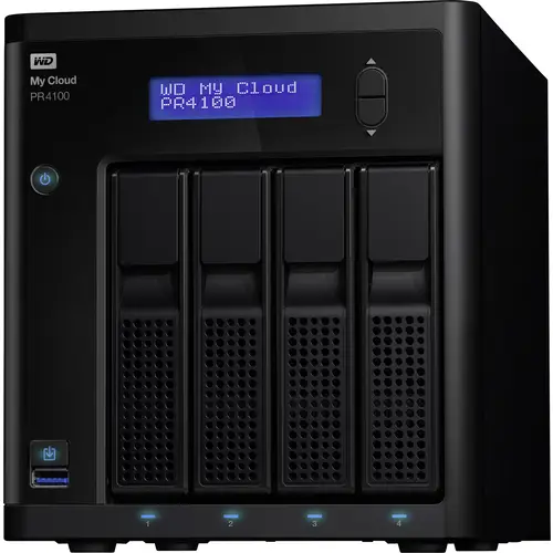 WD My Cloud™ Pro PR4100 NAS-Server 8TB 2 Bay Integriertes Display, Business Cloud WDBNFA0080KBK-EESN WD My Cloud™ Pro PR4100 NAS-Server 8TB 2 Bay Integriertes Display, Business Cloud WDBNFA0080KBK-EESN