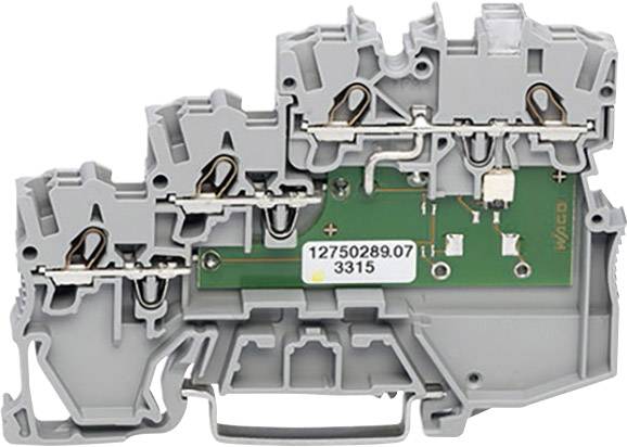 WAGO 2000-5311/1101-951 Initiatorenklemme 7 mm Zugfeder Grau 50 St.
