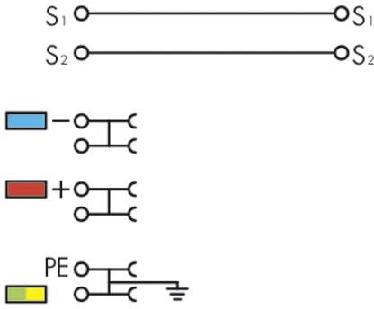 WAGO 2000-5417 Initiatorenklemme 7 mm Zugfeder Grau 50 St.
