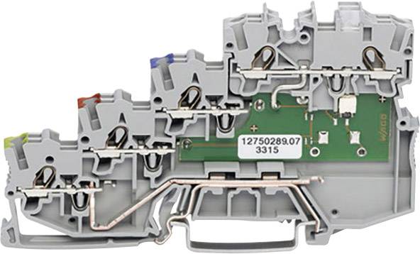 WAGO 2000-5417/1102-950 Initiatorenklemme 7 mm Zugfeder Grau 50 St.