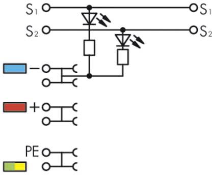 WAGO 2000-5410/1102-950 Initiatorenklemme 7mm Zugfeder Grau 50St.