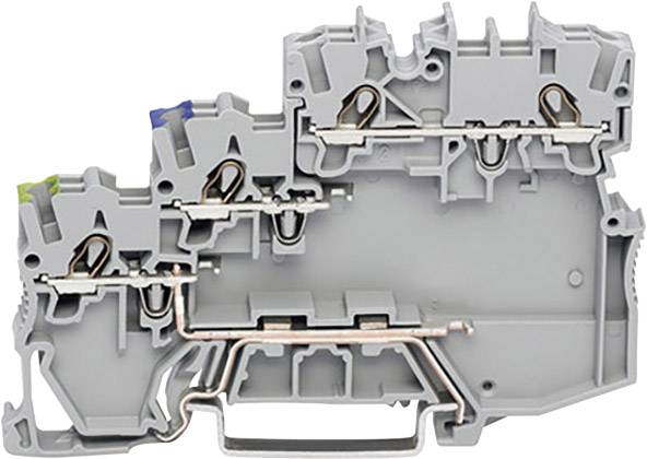 WAGO 2000-5317/102-000 Aktorenklemme 7 mm Zugfeder Grau 50 St.