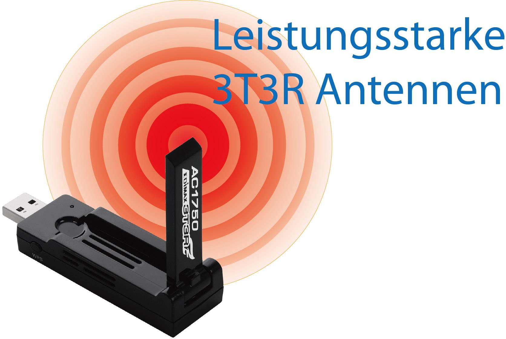 EDIMAX EW-7833UAC WLAN Stick USB-A (USB 3.2 Gen 1) 1.75 GBit/s