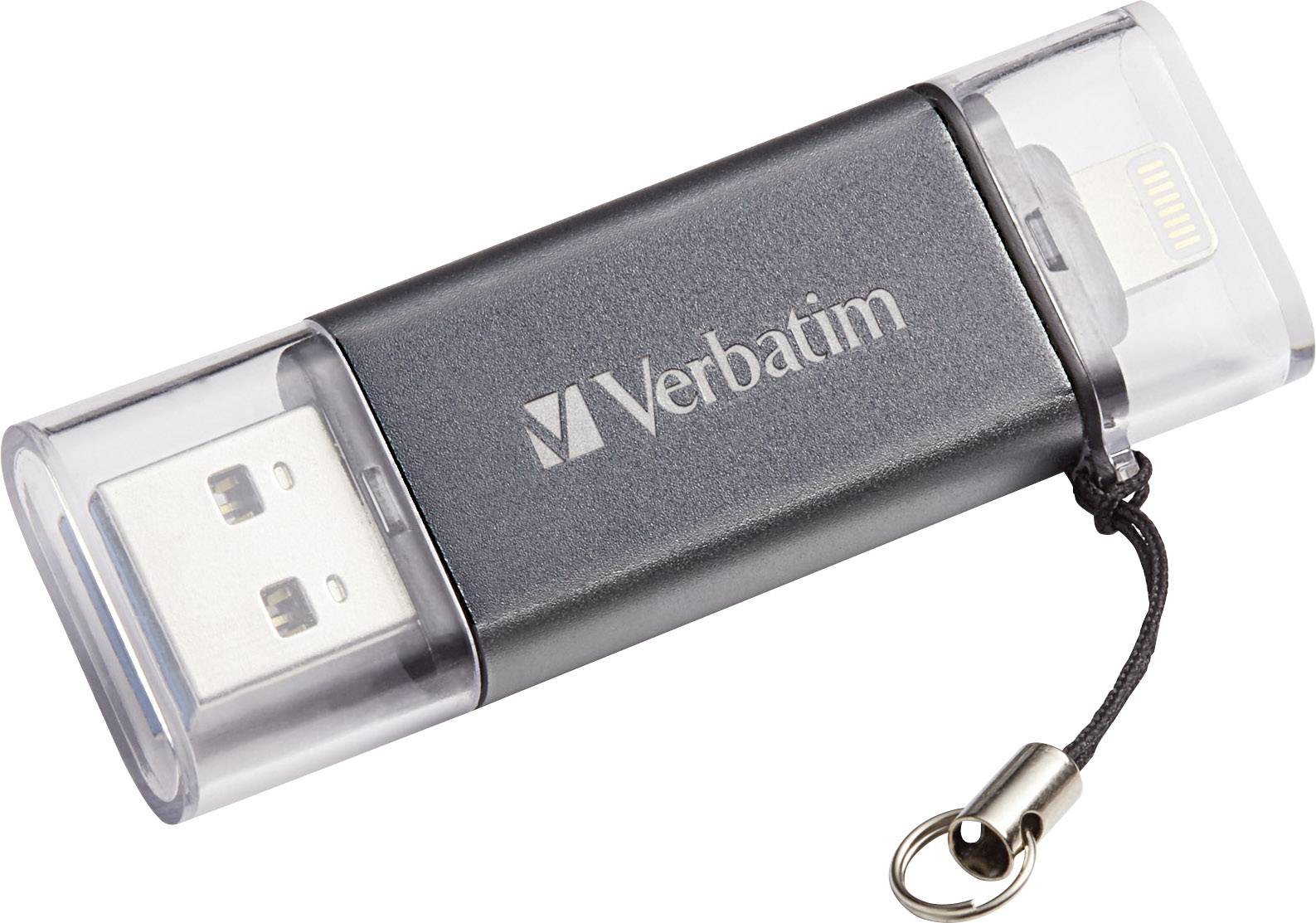 Verbatim iStore´n´Go USB-Zusatzspeicher Smartphone/Tablet 64GB Apple Lightning, USB 3.0
