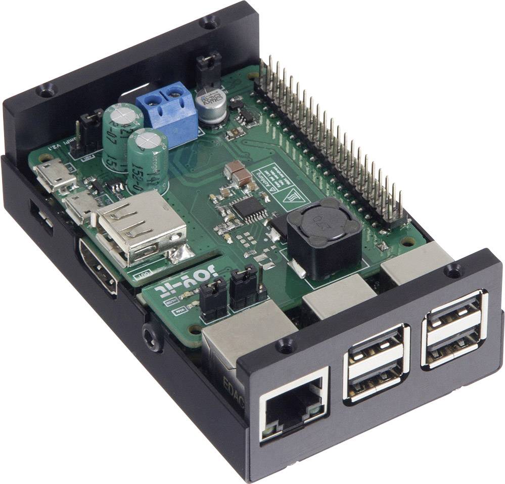 Joy-it UVP Raspberry Pi® 3 B 1 GB 4 x 1.2 GHz inkl. Raspberry Pi® USV, inkl. Gehäuse, inkl. Noobs