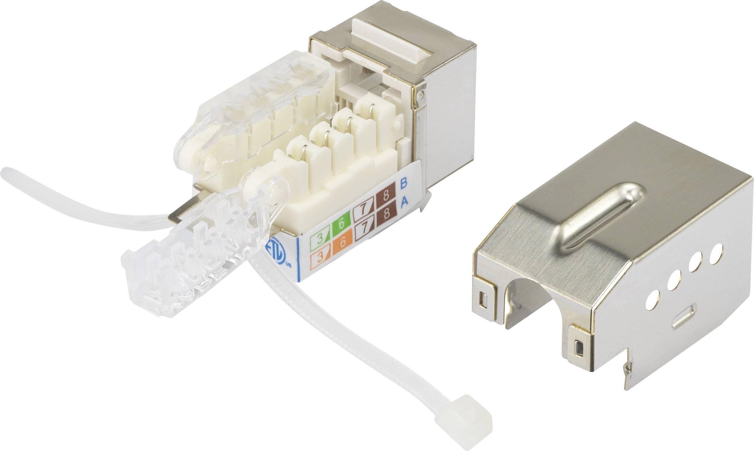Renkforce RJ45-Einbaumodul Keystone CAT 6 1St.
