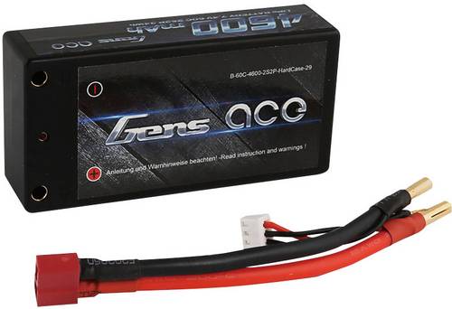 Modellbau-Akkupack (LiPo) 7.4V 4600 mAh Zellen-Zahl: 2 60 C Shorty Hardcase 4 mm, T-Buchse