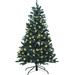 Xenotec PE-BM150 Künstlicher Weihnachtsbaum mit Beleuchtung Tanne Warmweiß LED Grün EEK: G (A - G) mit Ständer