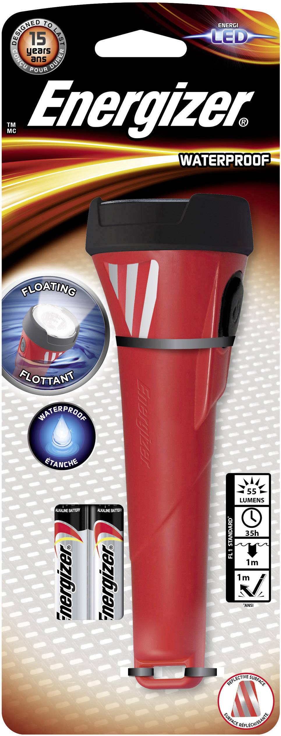 Energizer Onepager FY16M LED Taschenlampe waschbar batteriebetrieben 55 lm 35 h