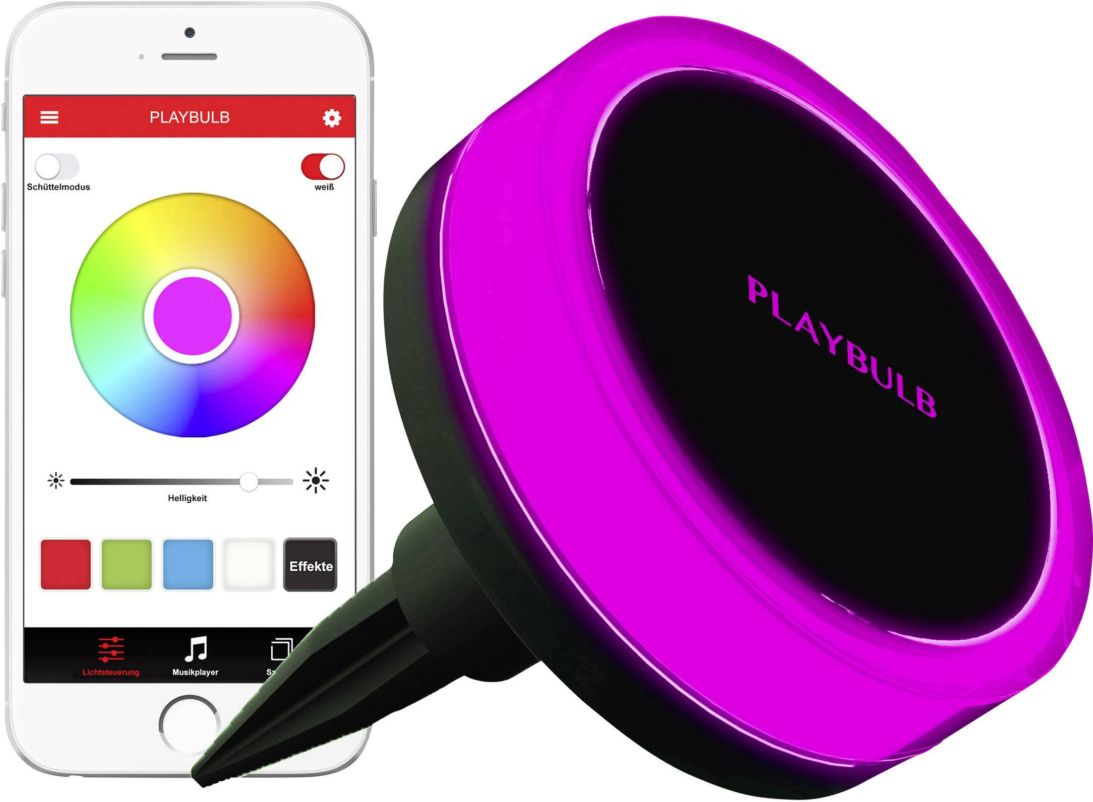 Mipow Solar-Gartenleuchte BTL401-3 3er Set LED RGB Schwarz, Weiß