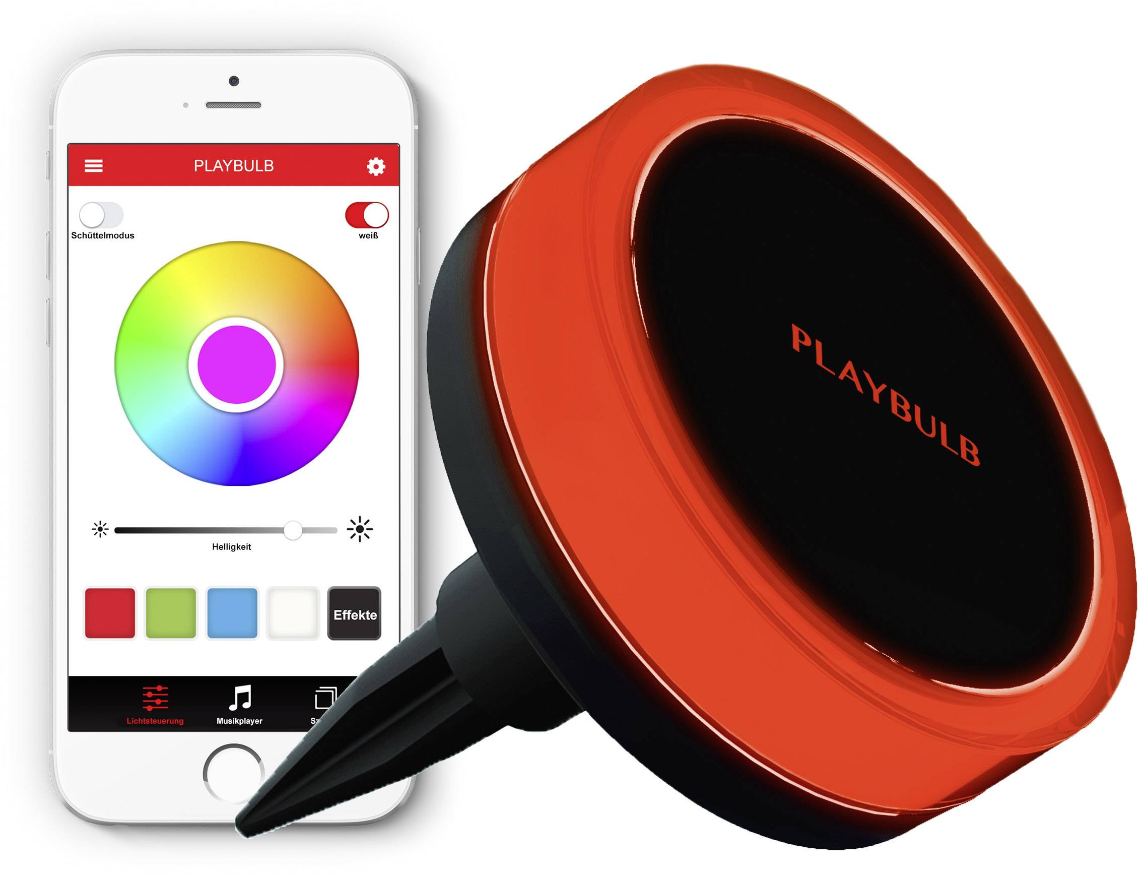 Mipow Solar-Gartenleuchte BTL401-3 3er Set LED RGB Schwarz, Weiß