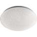LeuchtenDirekt Skyler 14241-16 LED-Deckenleuchte Weiß 8 W RGB, Warmweiß Mit Fernbedienung