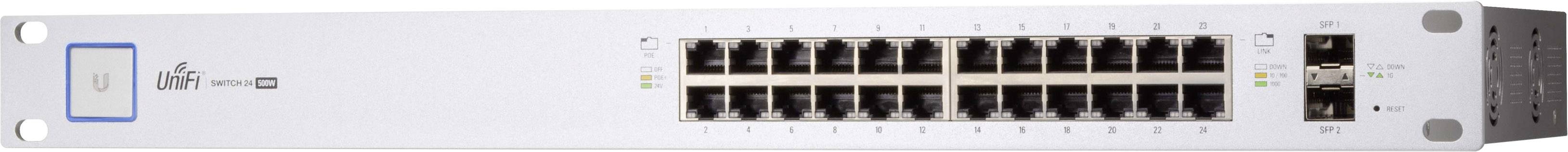 Ubiquiti Networks US-24-500W Netzwerk Switch 24 + 2 Port 1 GBit/s PoE-Funktion