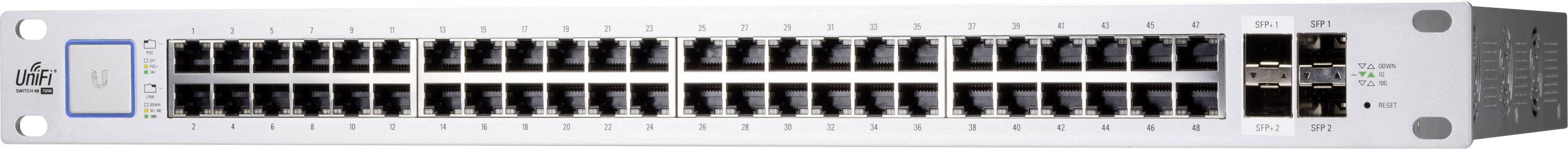 Ubiquiti US-48-500W 48-Port PoE+ Switch Managed Gigabit mit SFP Rackmount 24V