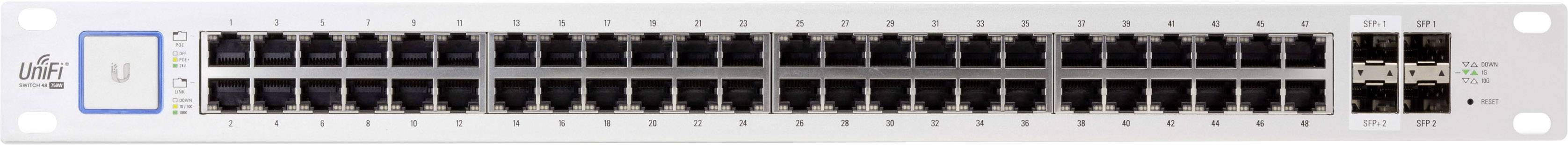 Ubiquiti Networks US-48-750W Netzwerk Switch 48 + 4 Port 1 GBit/s PoE-Funktion
