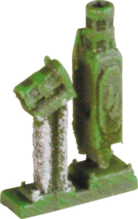 NOCH 3D-minis 0013622 H0 3D-minis 2er-Set Stromanschluss 3D-Druckmodell, Bemalt