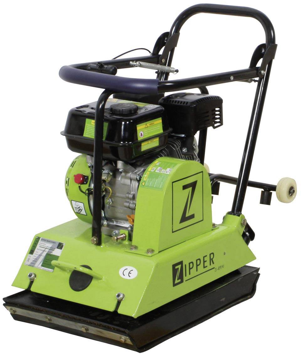 Zipper ZI-RPE90 Rüttelplatte 5800 vpm Plattengröße (fx) (L x B) 550 x 420mm