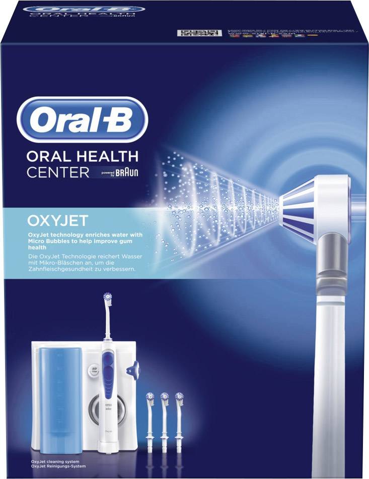 Oral-B Health Center Oxyjet 139645 Munddusche Weiß, Blau