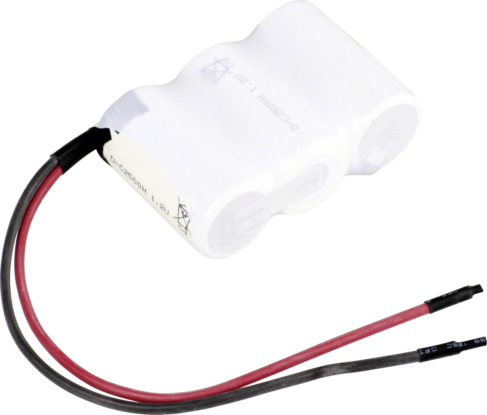 Mexcel Reihe F1x3 Akkupack 3x Baby (C) Kabel, Flat-Top NiCd 3.6V 2500 mAh