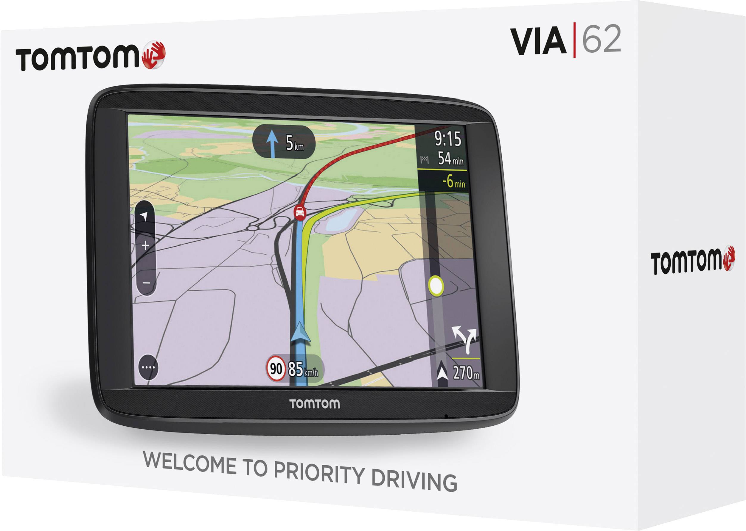 TomTom VIA 62 Navi 15 cm 6 Zoll Europa