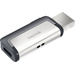 SanDisk Ultra® DualDrive USB-Zusatzspeicher Smartphone/Tablet Silber 128GB USB 3.2 Gen 1 (USB 3.0), USB-C®