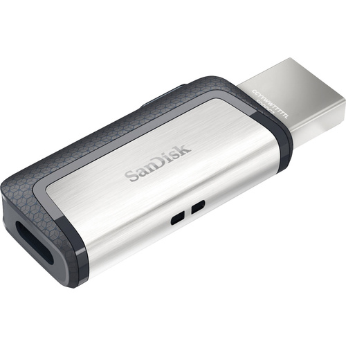 SanDisk Ultra® DualDrive USB-Zusatzspeicher Smartphone/Tablet Silber 16 GB USB 3.2 Gen 1 (USB 3.0)