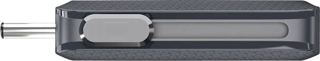 Elektronisches Gerät mit rechteckigem Design, seitlichem Knopf und metallischem Anschluss, möglicherweise eine E-Zigarette.