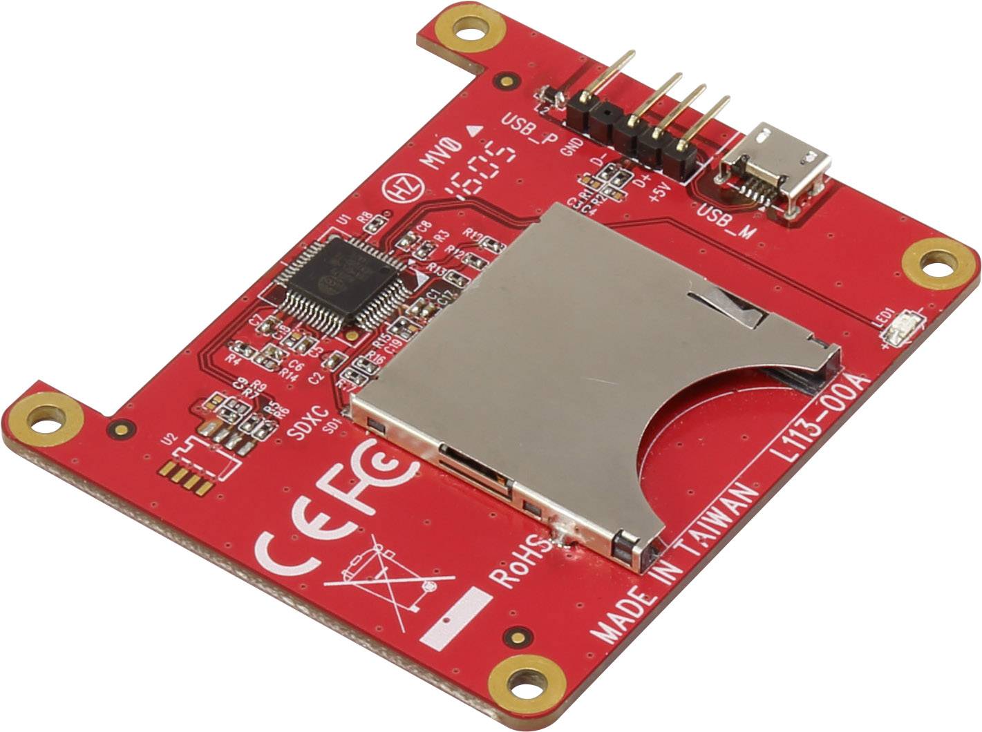 SDXC Erweiterungsplatine für den Raspberry Pi