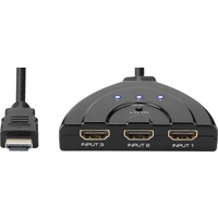 Basetech HM-SW301KT 3 Port HDMI-Switch UHD 4K @ 60Hz Basetech HM-SW301KT 3 Port HDMI-Switch UHD 4K @ 60Hz