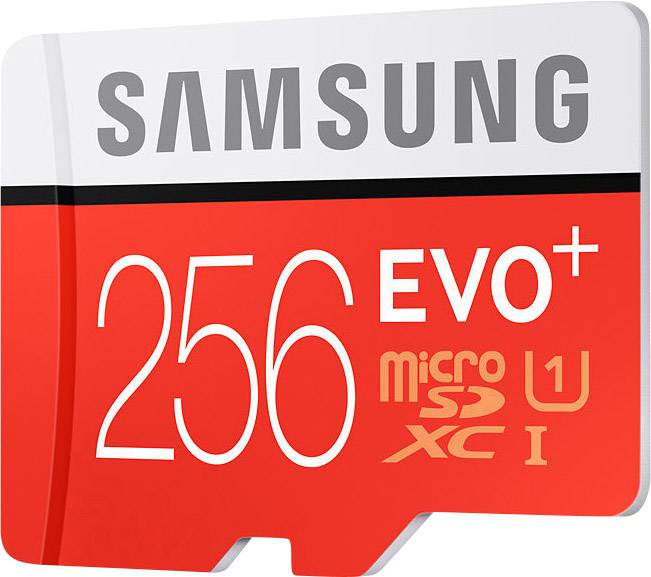 Samsung EVO Plus microSDXC-Karte 256 GB Class 10, UHS-I
