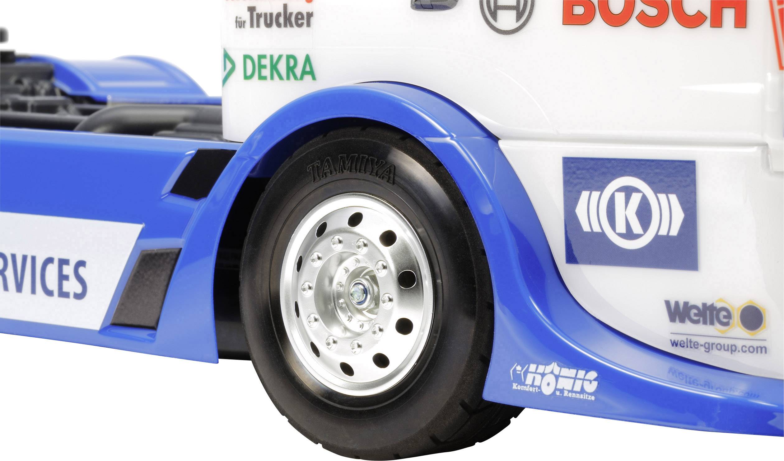 Tamiya TT-01E Racing Truck Team Hahn Racing Brushed 1:14 RC Modell-LKW Elektro LKW Allradantrieb (4WD) Bausatz