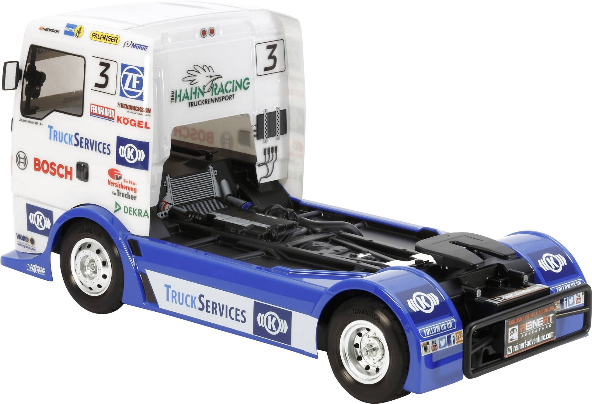 Tamiya TT-01E Racing Truck Team Hahn Racing Brushed 1:14 RC Modell-LKW Elektro LKW Allradantrieb (4WD) Bausatz