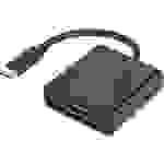 Renkforce RF-4472892 USB / HDMI Adapter [1x USB-C® Stecker - 1x HDMI-Buchse] Schwarz vergoldete Steckkontakte 15.00cm