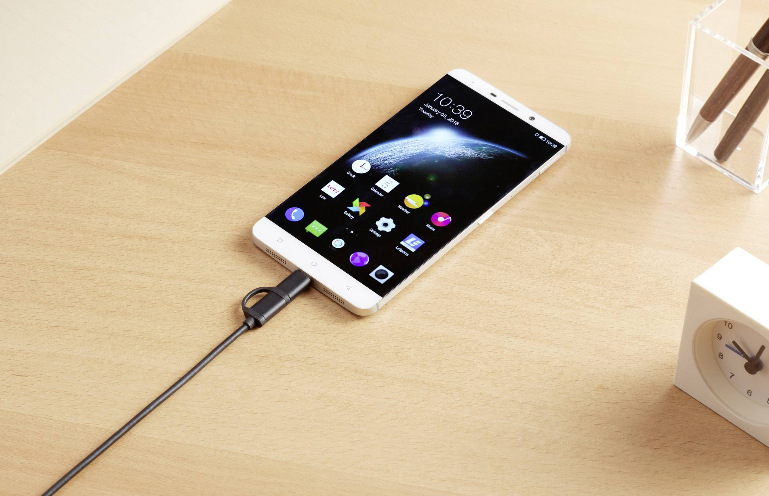 Renkforce USB-Kabel USB 2.0 USB-A Stecker, USB-C® Stecker, USB-Micro-B Stecker 1.00 m Schwarz mit OTG-Funktion, vergoldete Steckkontakte RF-4472898