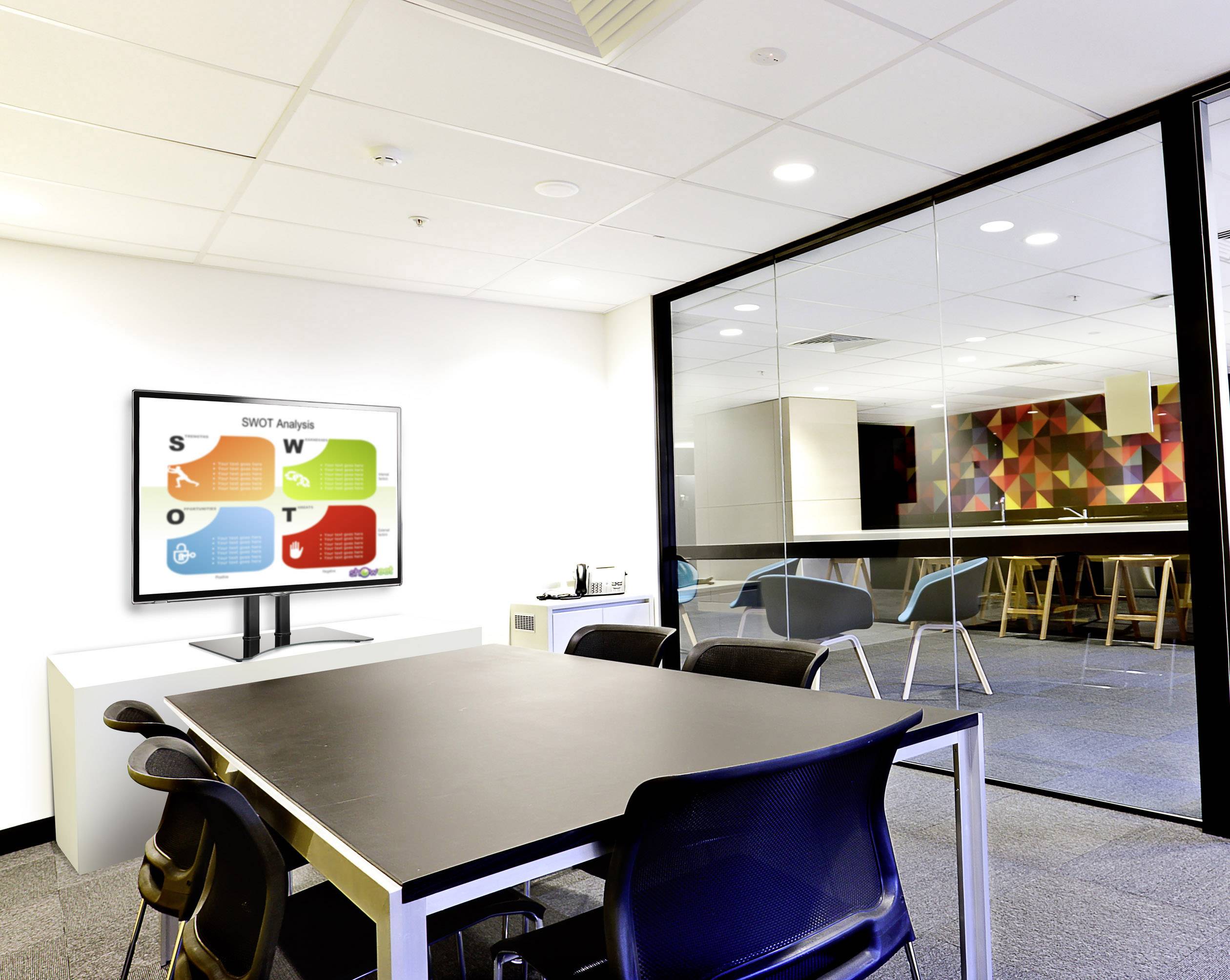 SpeaKa Professional SP-TT-03 TV-Standfuß 94,0cm (37") - 165,1cm (65") Starr