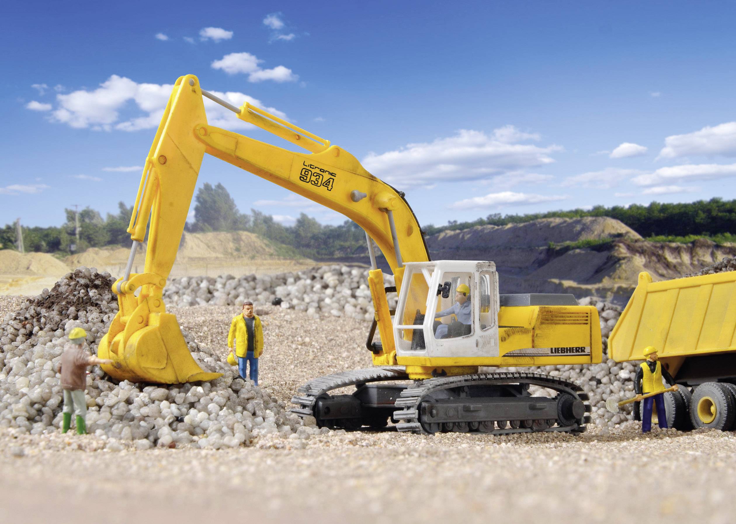 Kibri 11285 H0 Baufahrzeug Modell Liebherr R934 Litronic Hydraulikbagger