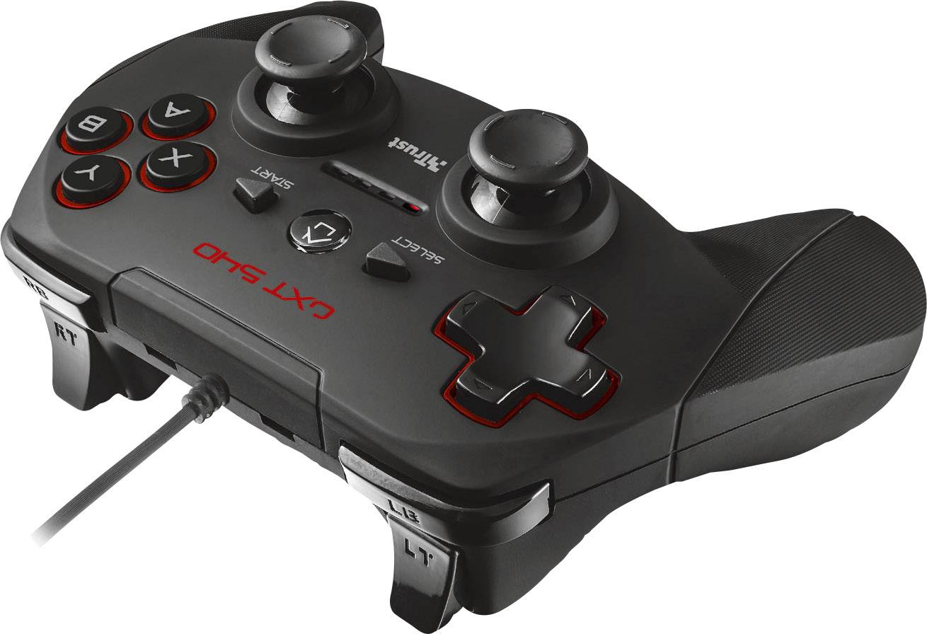 Trust GXT 540 Gamepad PC, PlayStation 3 Schwarz