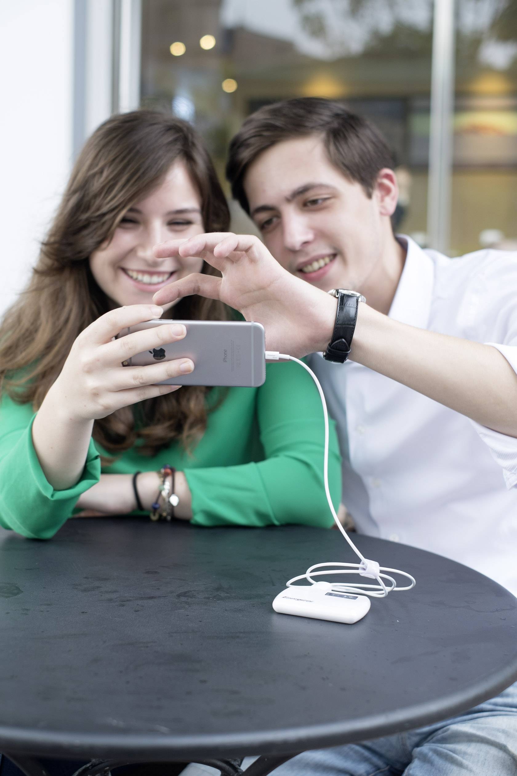 PhotoFast Photo Backup Cable USB-Zusatzspeicher Smartphone/Tablet Weiß 32 GB Apple Lightning, USB 3.2 Gen 1 (USB 3.0)