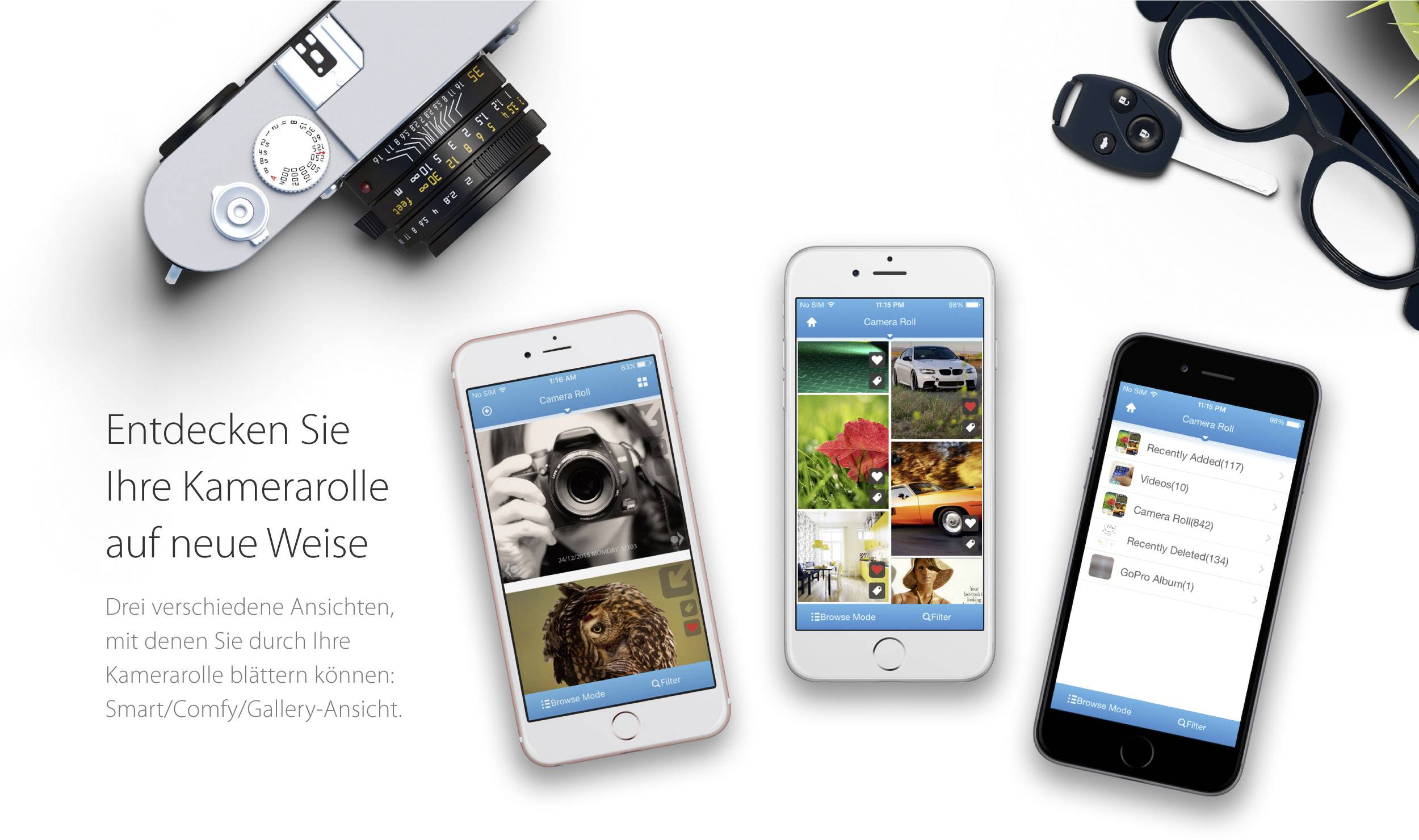 PhotoFast Photo Backup Cable USB-Zusatzspeicher Smartphone/Tablet Weiß 32 GB Apple Lightning, USB 3.2 Gen 1 (USB 3.0)