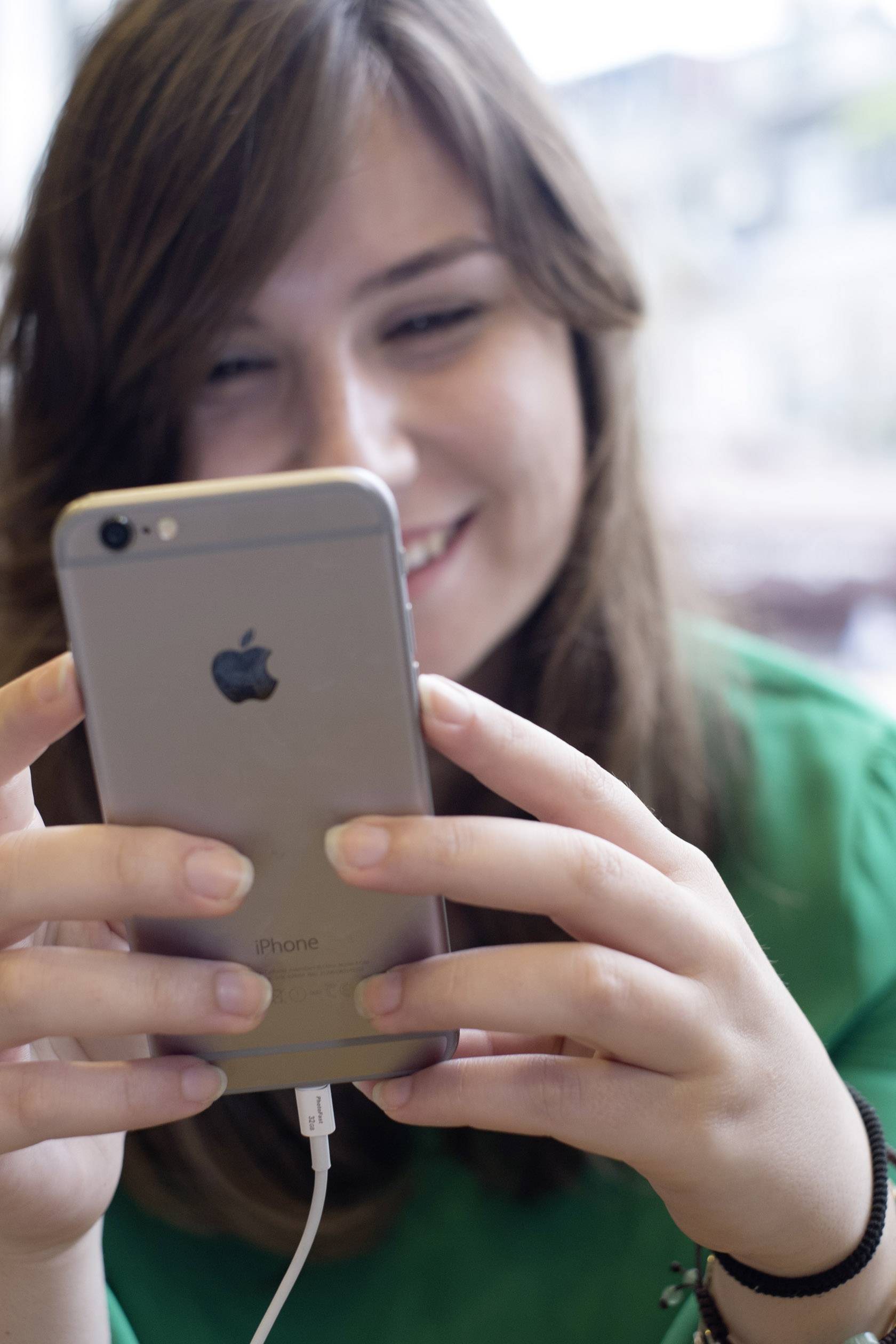 PhotoFast Photo Backup Cable USB-Zusatzspeicher Smartphone/Tablet Weiß 32 GB Apple Lightning, USB 3.2 Gen 1 (USB 3.0)