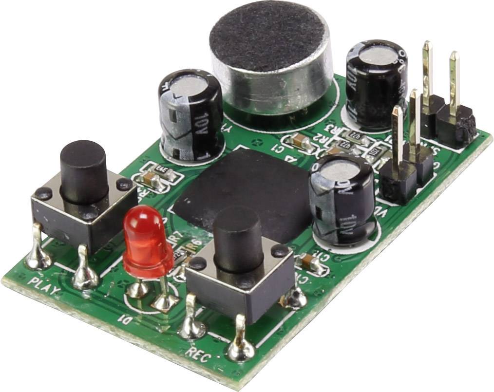 TRU COMPONENTS Tonaufzeichnungsmodul Baustein 5 V/DC Aufnahmezeit 40 s