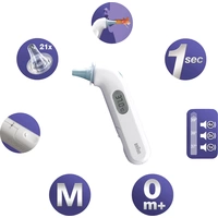 Braun ThermoScan® 3 Infrarot Fieberthermometer Mit Fieberalarm, Vorgewärmte Meßspitze Braun ThermoScan® 3 Infrarot Fieberthermometer Mit Fieberalarm, Vorgewärmte Meßspitze