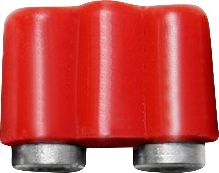 BELI-BECO 61/17rt Miniatur-Laborbuchse Kupplung, gerade Stift-Ø: 2.6 mm Rot