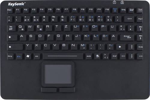 KSK-5230 IN (DE) USB Tastatur Deutsch, QWERTZ, Windows® Schwarz Spritzwassergeschützt, In