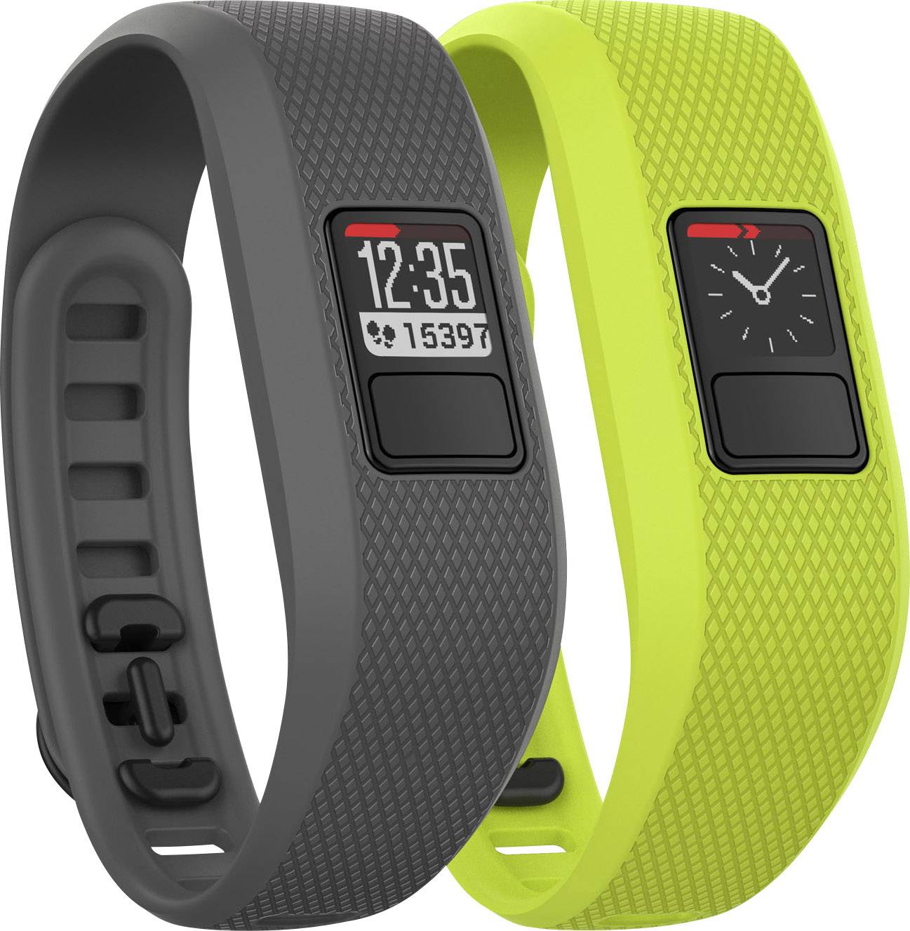 Ersatzarmband Garmin vivofit 3 Größe=Uni Grau, Hellgrün