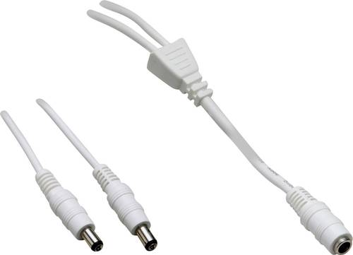 Niedervolt-Anschlusskabel Niedervolt-Buchse - Niedervolt-Stecker 5.5mm 2.5mm 5.5mm 2.5mm 1