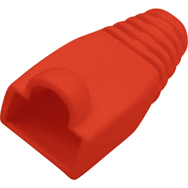 TRU Components Knickschutztülle für RJ45 Stecker 1582604 Knickschutztülle Rot
